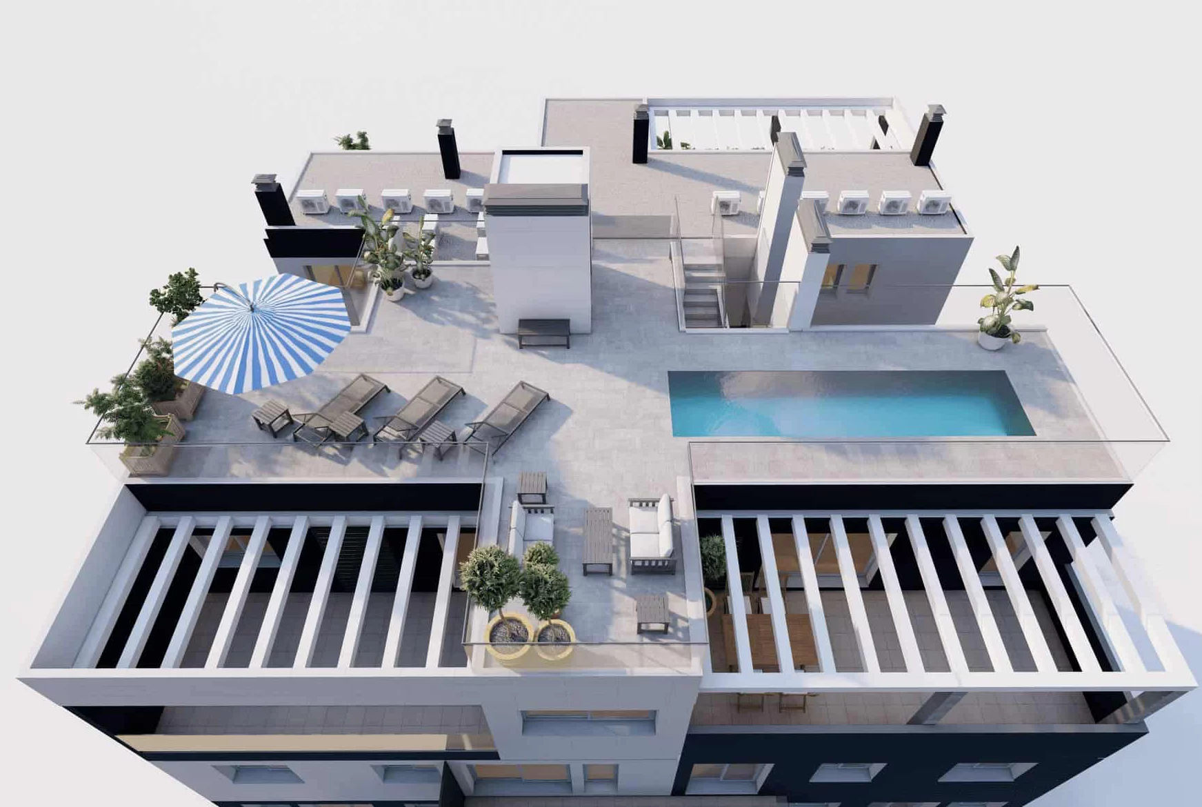 Edificio Córcega, Valdemoro. Pisicina